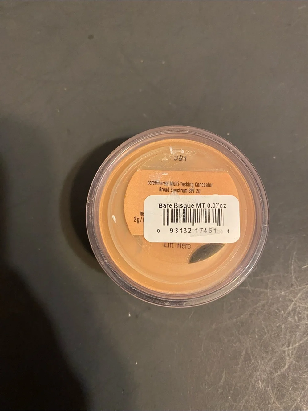 bareMinerals Concealer Compact - Black with White Logo